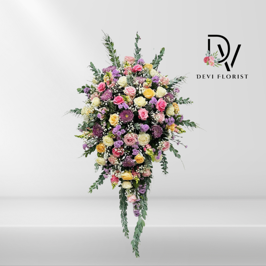 standing flower kayon