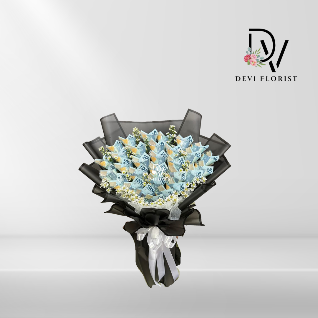 Bunga Buket uang isi 30